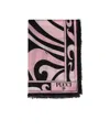 Emilio Pucci Pattern Silk Scarf In Black