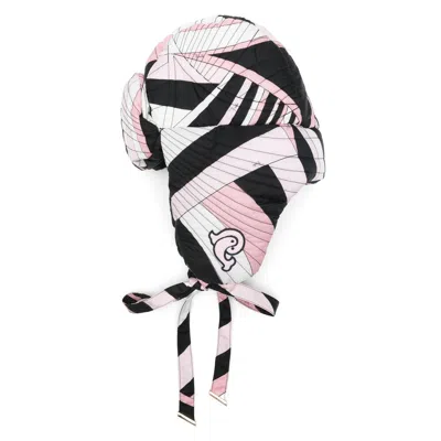 Pucci Pink  Black Hats