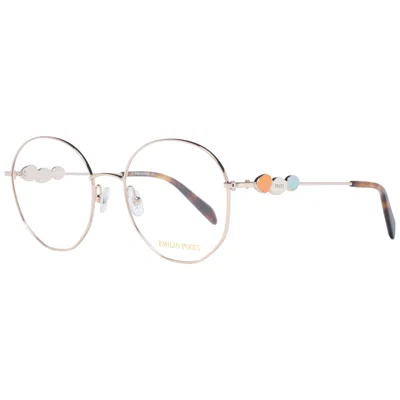 Emilio Pucci Pink Women Optical Women's Frames In Multi