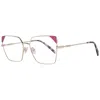 Emilio Pucci Rose Gold Women Optical Frames In Multi