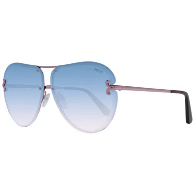 Emilio Pucci Pink Women Sunglasses In Gold