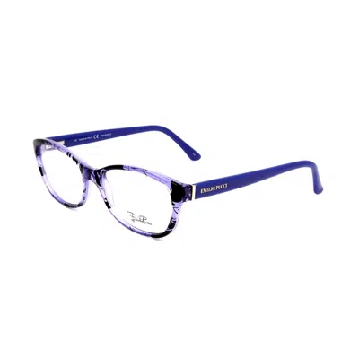Emilio Pucci Plastic Women's Frames In Blue
