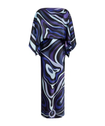 Emilio Pucci Printed Chevron Dress