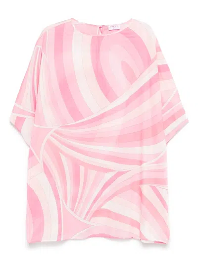 Emilio Pucci Printed Cotton Kaftan Dress