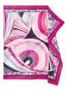 Pucci Cotton Pareo Iris Print Abstract Pattern In Black