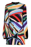Pucci Printed Dress In Iride Print
