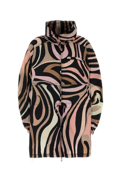 EMILIO PUCCI GIUBBINO IN NYLON STAMPATO  DONNA