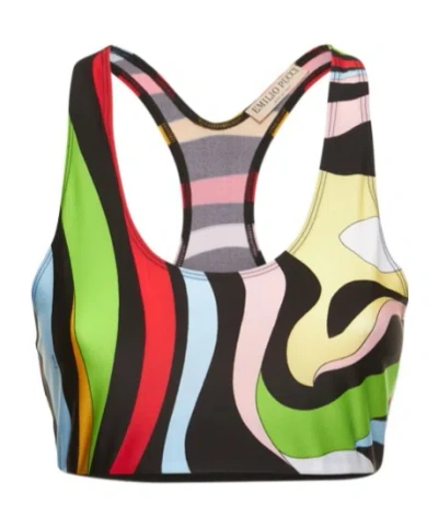 Emilio Pucci Printed Plain Knit Vest