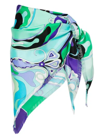 Pucci Emilio  Printed Silk Skirt