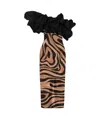 Pucci Ruffled Dress In Animal Print