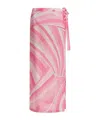 Pucci Wrap Design Skirts Tie Detail