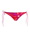 Pucci Marble Printed Side Tied Bikini Bottoms