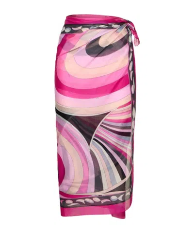 Emilio Pucci Printed Tie-dye Skirt