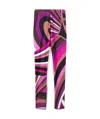 Pucci High-waisted Graphic Print Leggings In Multicolor