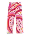 Pucci Printed Trousers In Pink