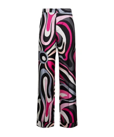 Emilio Pucci Printed Twill Slacks