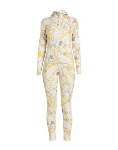 Emilio Pucci Pucci Woman Jumpsuit Pastel Yellow Size 8 Polyamide, Elastane