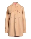 Pucci Emilio  Woman Shirt Camel Size 14 Virgin Wool In Beige