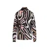 Emilio Pucci Marble Print Silk Twill Shirt