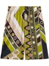Pucci Vivara-print Cotton Shorts