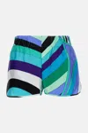 Pucci Shorts In Twill In Multi