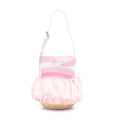 Emilio Pucci Silk Bucket Bag