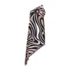 Pucci Marmo Print Asymmetrical Silk Twill Dress In Animal Print