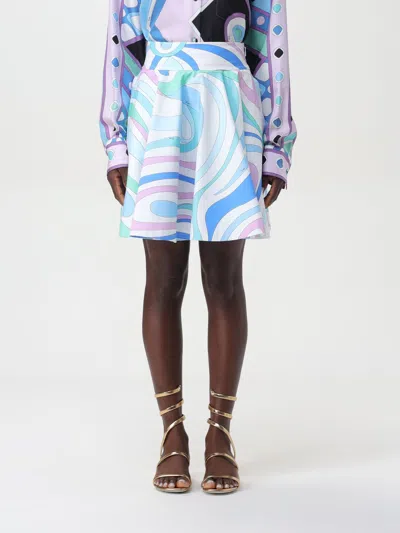 Emilio Pucci Skirt  Woman Color Sky Blue