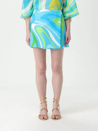 Emilio Pucci Skirt  Woman Color Turquoise