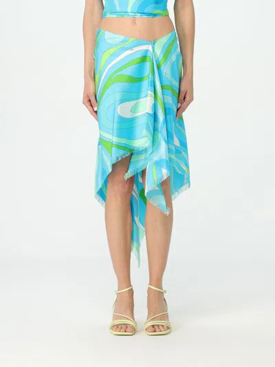 Emilio Pucci Skirt  Woman Color Turquoise