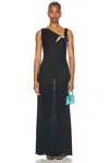 Emilio Pucci Sleeveless Gown In Nero