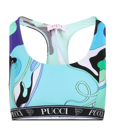 EMILIO PUCCI PUCCI PATTERN-PRINTED CROPPED TOP