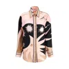 Pucci Stella Print Silk Oversized Shirt