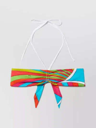 Emilio Pucci Top Bikini In Multicolor