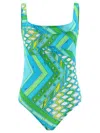 EMILIO PUCCI SWIMSUIT WITH VIVARA-PRINT COSTUMES