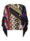 EMILIO PUCCI MULTICOLOR VISCOSE TOP