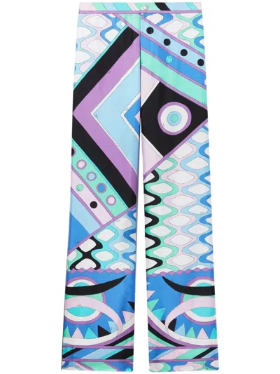 Emilio Pucci Trousers - Silk Twill