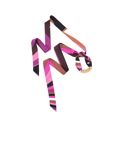PUCCI PUCCI IRIDE-PRINTED CHAIN BRACELET