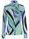 Pucci Mixed Shirt With Iride Print