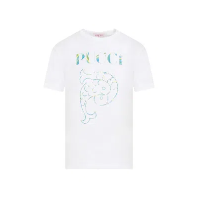Emilio Pucci T-shirt  Woman Color White In 白色