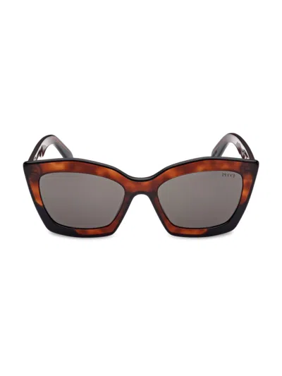 Pucci Women's 54mm Cat Eye Sunglasses In Blonde Havana