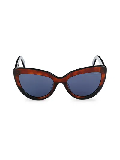 Pucci Women's 56mm Cat Eye Sunglasses In Havana