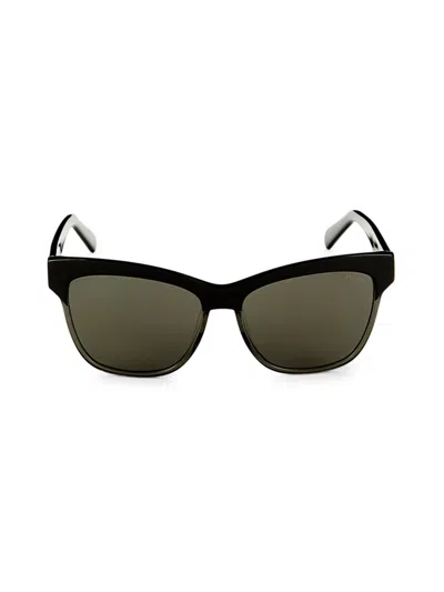 Emilio Pucci Women's 57mm Cat Eye Sunglasses In Black