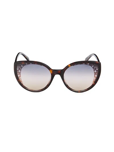 Emilio Pucci Women's 58mm Cat Eye Sunglasses In Brown Beige