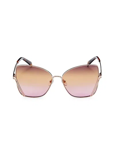 Emilio Pucci Women's 59mm Cat Eye Sunglasses In Neutral