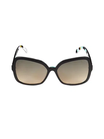 Pucci Women's 60mm Butterfly Sunglasses In Black