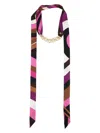 Pucci Women's Bandeau With Chain | Size Uni | 4uam15 In Multicolour