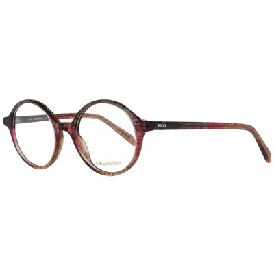 Emilio Pucci Women Optical Women's Frames In Brown