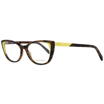 Emilio Pucci Women Optical Women's Frames In Brown
