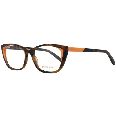 Emilio Pucci Women Optical Women's Frames In Brown